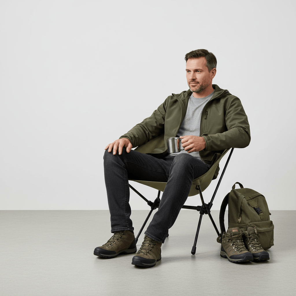 Mon Esprit Nature Chaise de camping pliable - PeakPulse