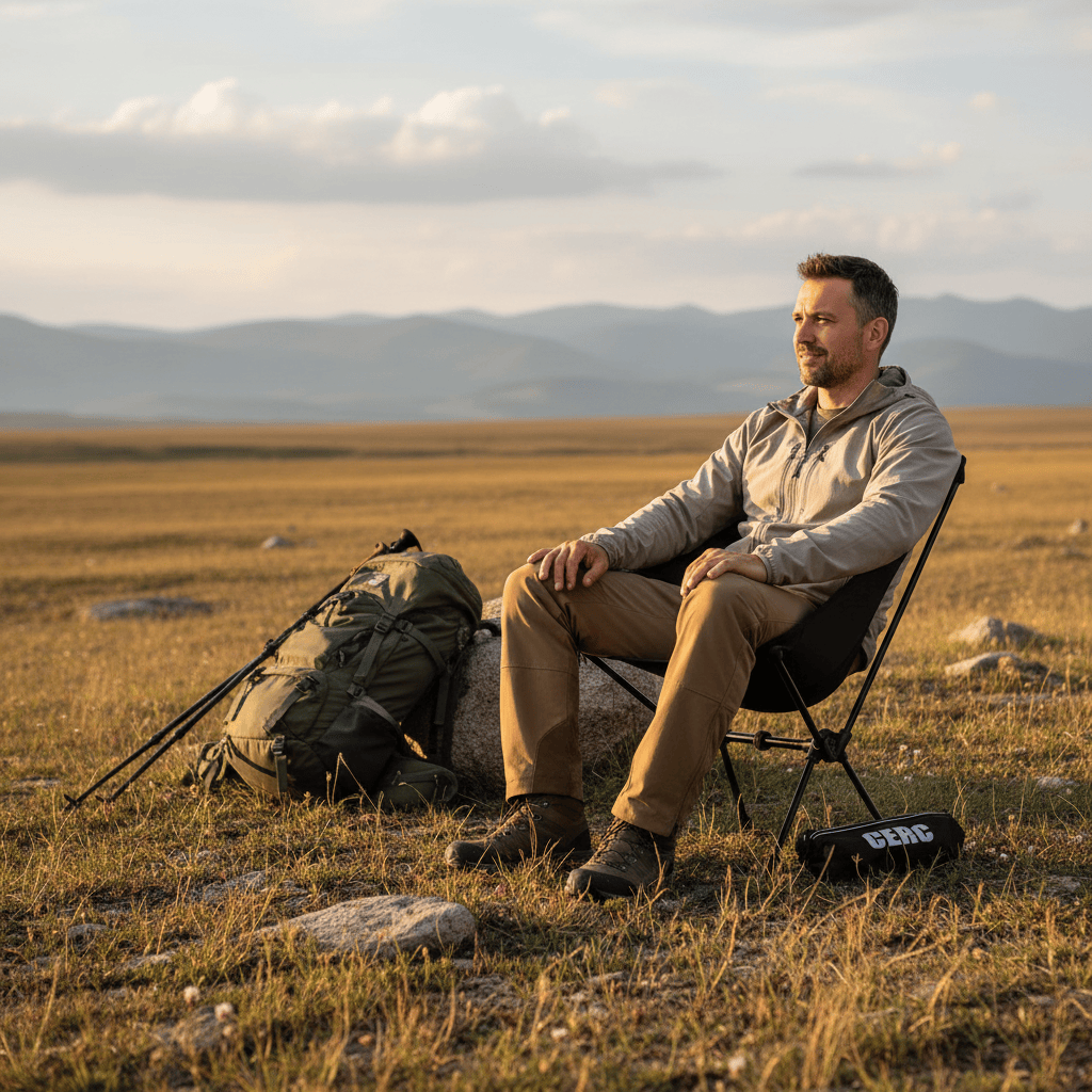 Mon Esprit Nature Chaise de camping pliable - PeakPulse