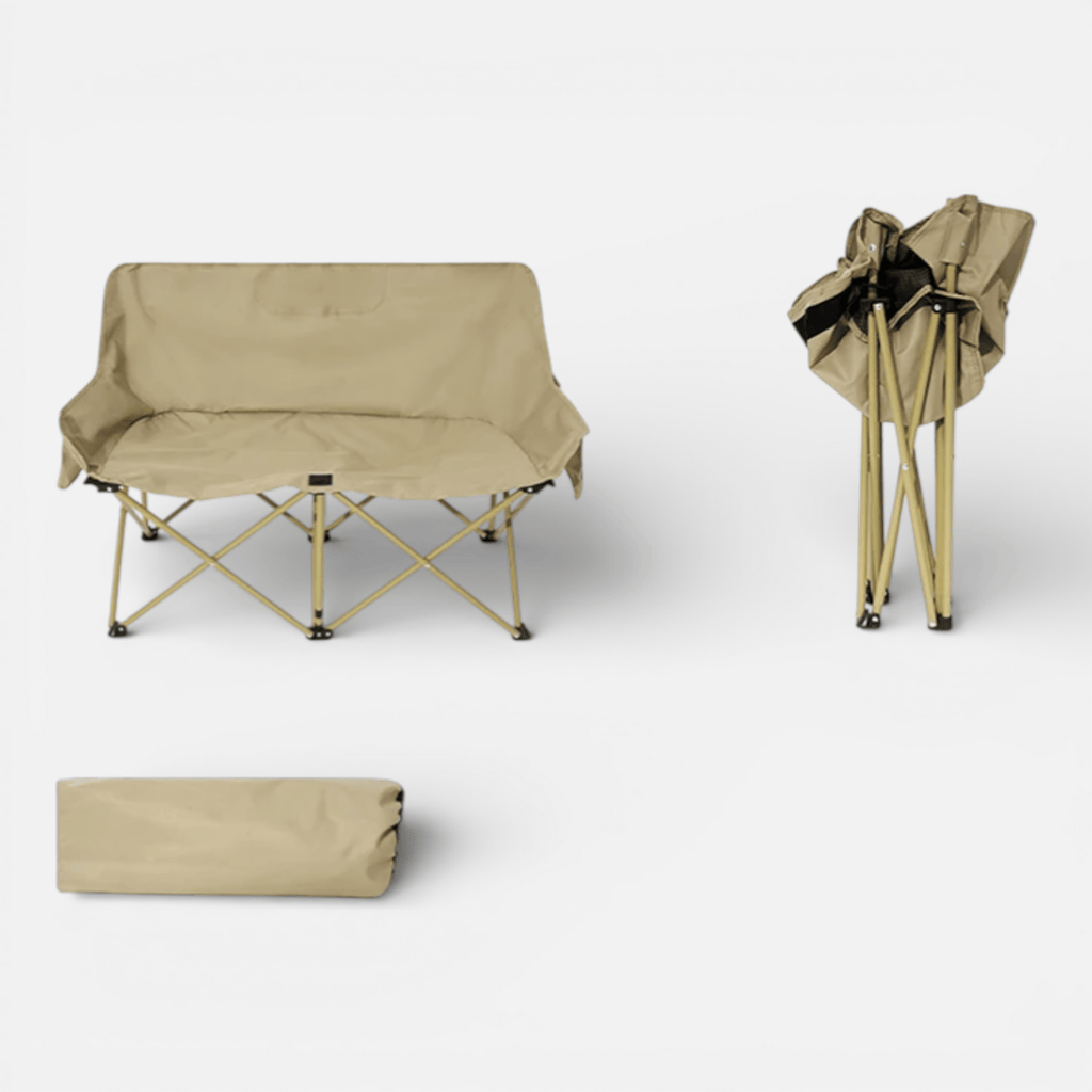 Mon Esprit Nature Chaise double pliable de camping - Jusska