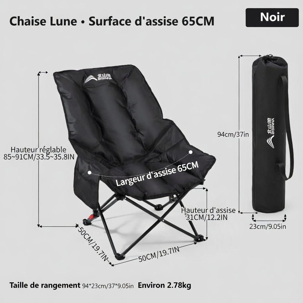 Mon Esprit Nature Chaise lune de camping - Bisstrek
