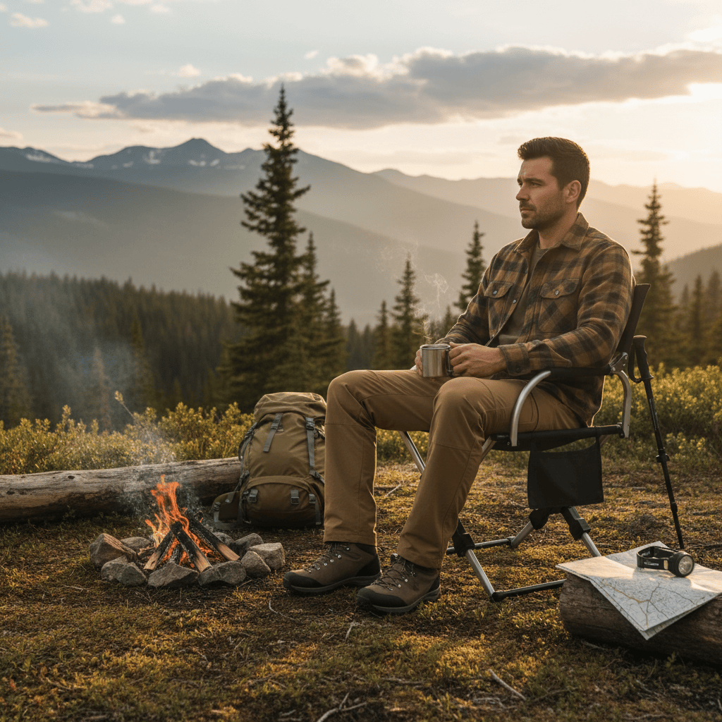 Mon Esprit Nature Chaise pliable d'extérieur - Mount 2