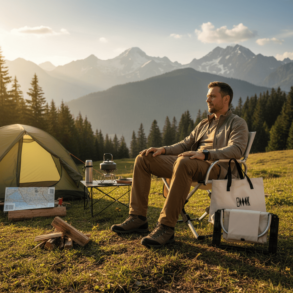 Mon Esprit Nature Chaise pliable d'extérieur - Mount 2