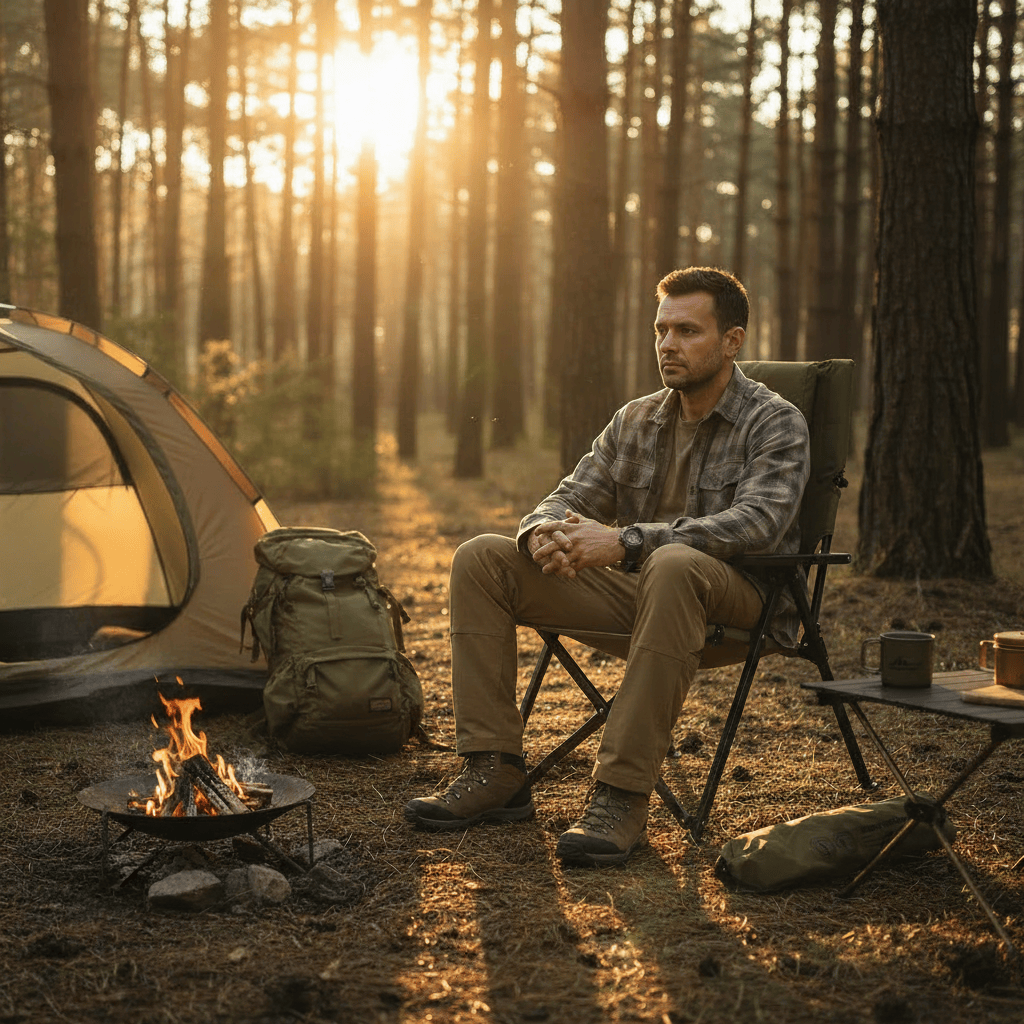 Mon Esprit Nature Chaise pliante extérieure portable pour randonnées - ShineTrip