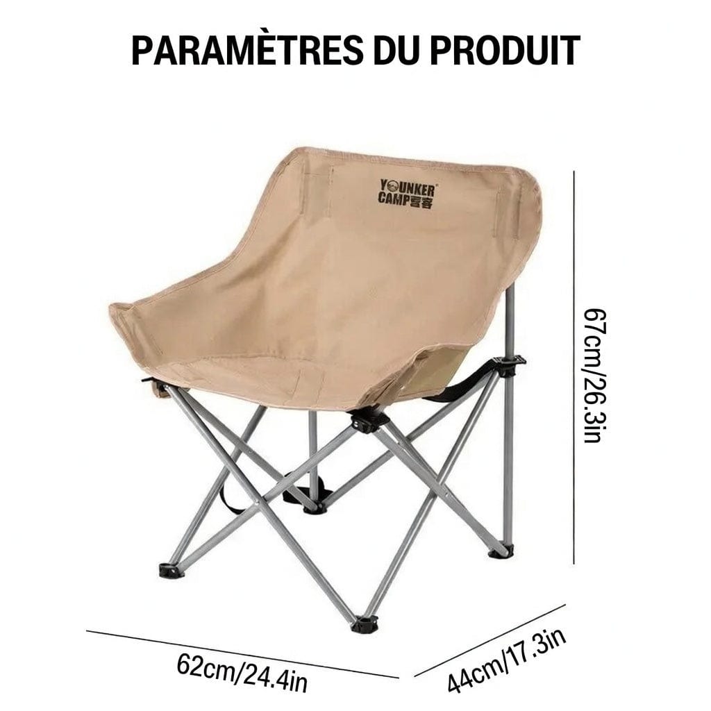 Mon Esprit Nature Chaise pliante portable d'extérieur - NomadRidge