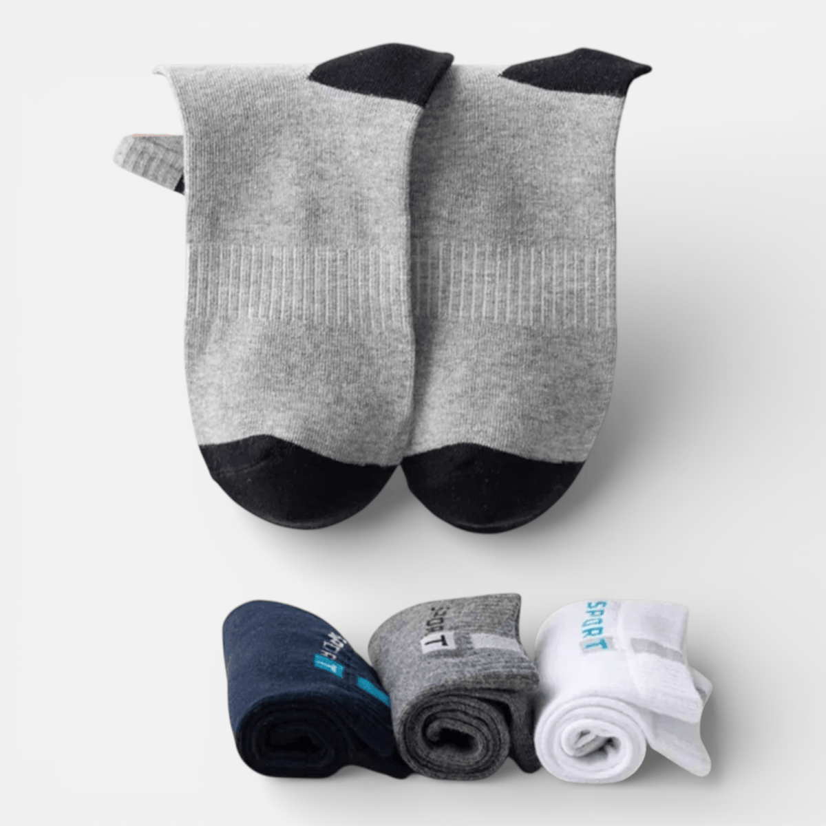 Mon Esprit Nature Chaussettes en coton de Sport x5