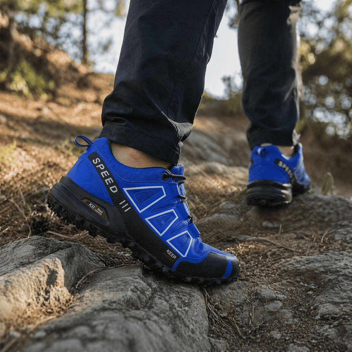 Mon Esprit Nature Chaussures de randonnée imperméables pour hommes - Duravox