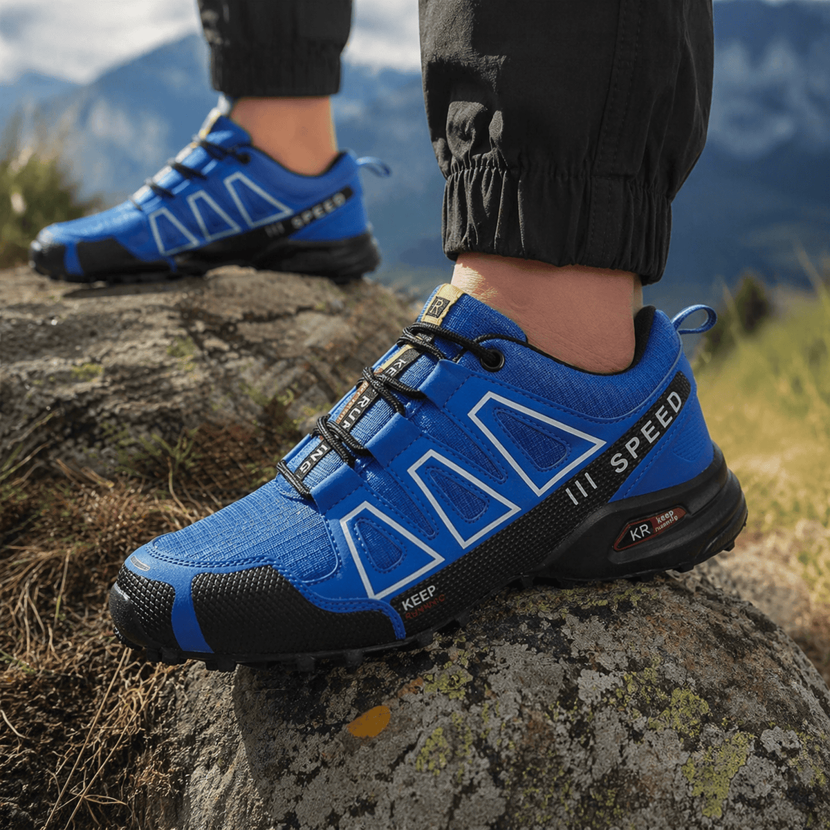 Mon Esprit Nature Chaussures de randonnée imperméables pour hommes - Duravox