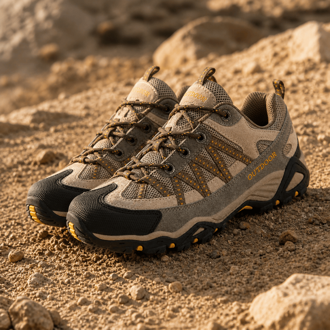 Mon Esprit Nature Chaussures de Randonnée Imperméables Unisexe - Physio 2 Image