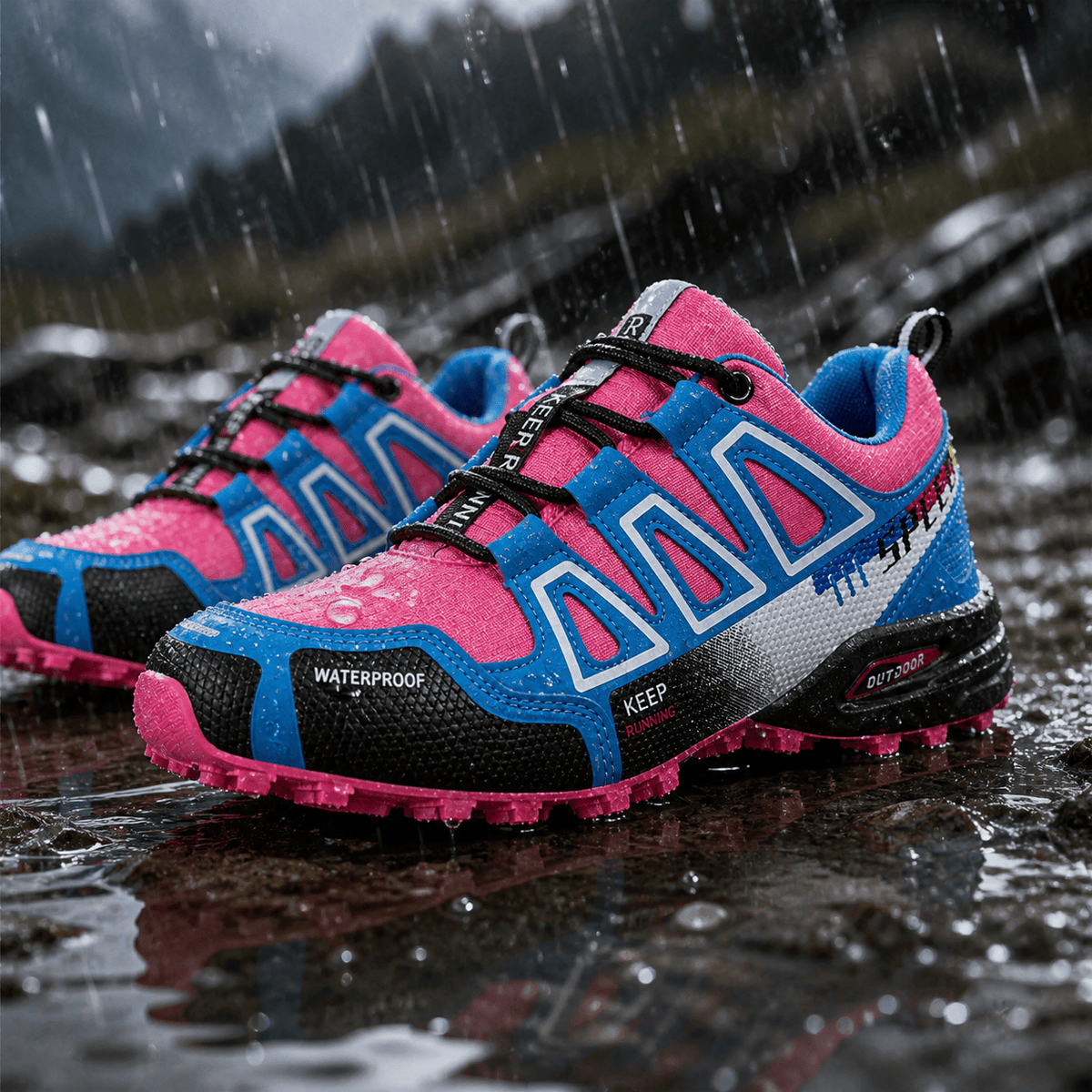 Mon Esprit Nature Chaussures Randonnée Femme Imperméables et Légères - WaterFlow