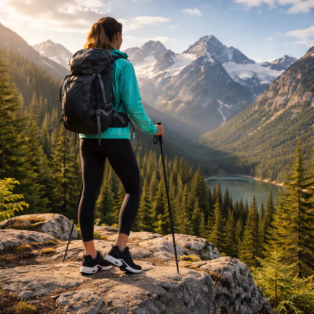 Mon Esprit Nature Chaussures Randonnée Femme Légère et Confortable - FlyRaise