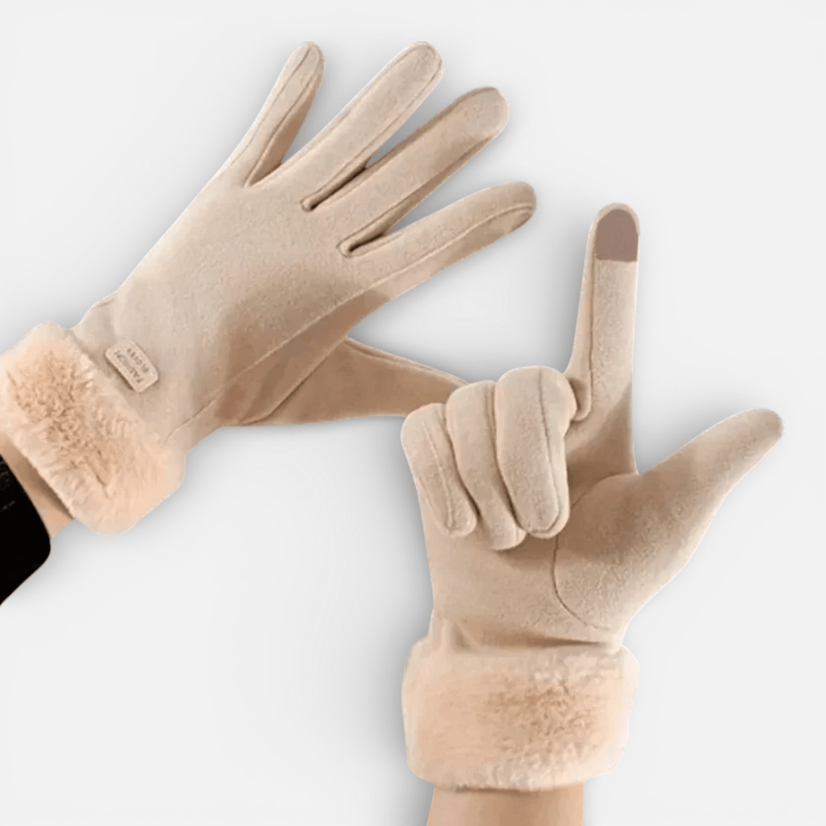 Mon Esprit Nature Gants confortables avec doublure en peluche