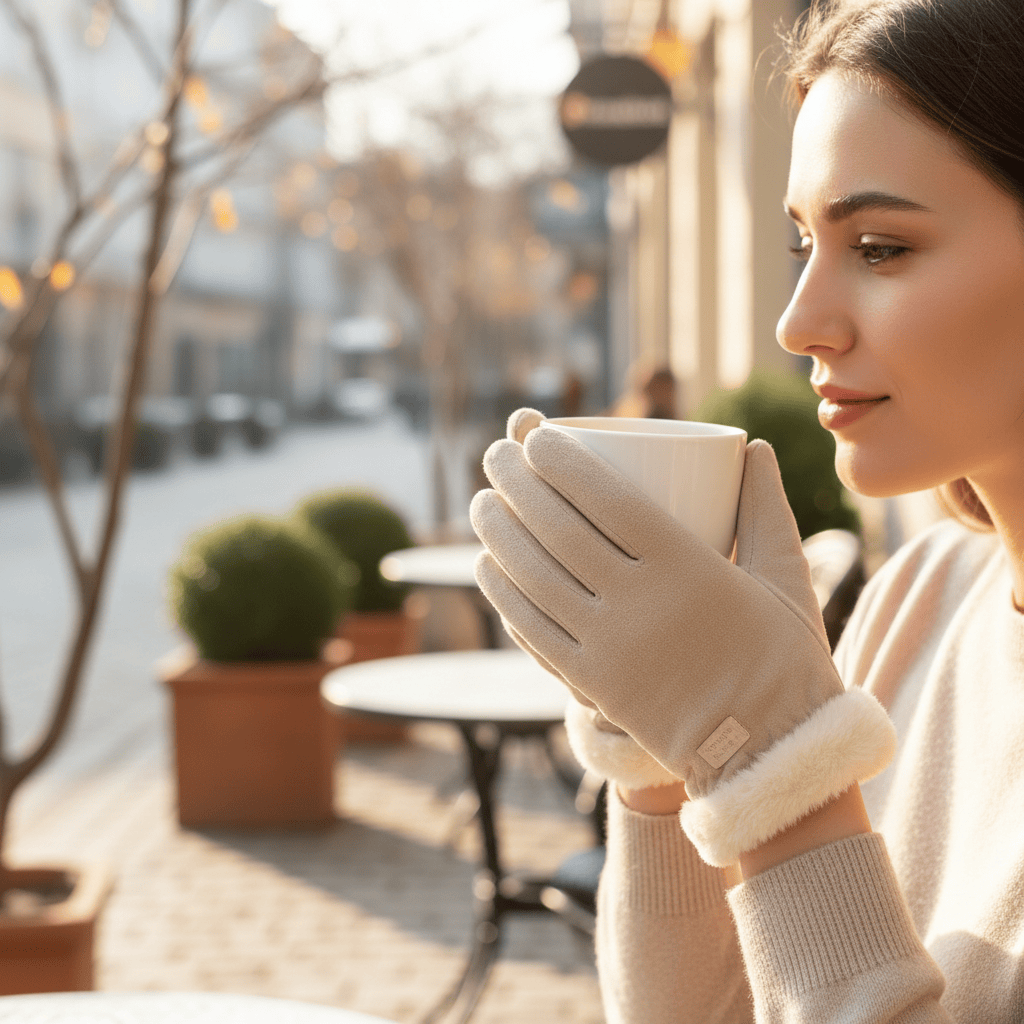 Mon Esprit Nature Gants confortables avec doublure en peluche Image