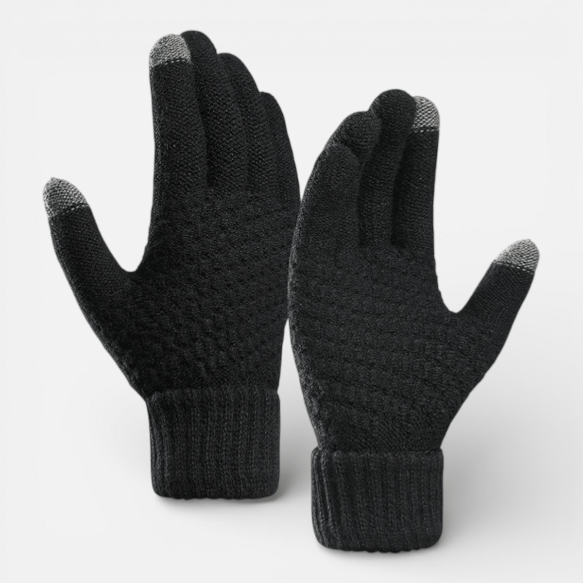 Mon Esprit Nature Gants tricotés en laine unisexe