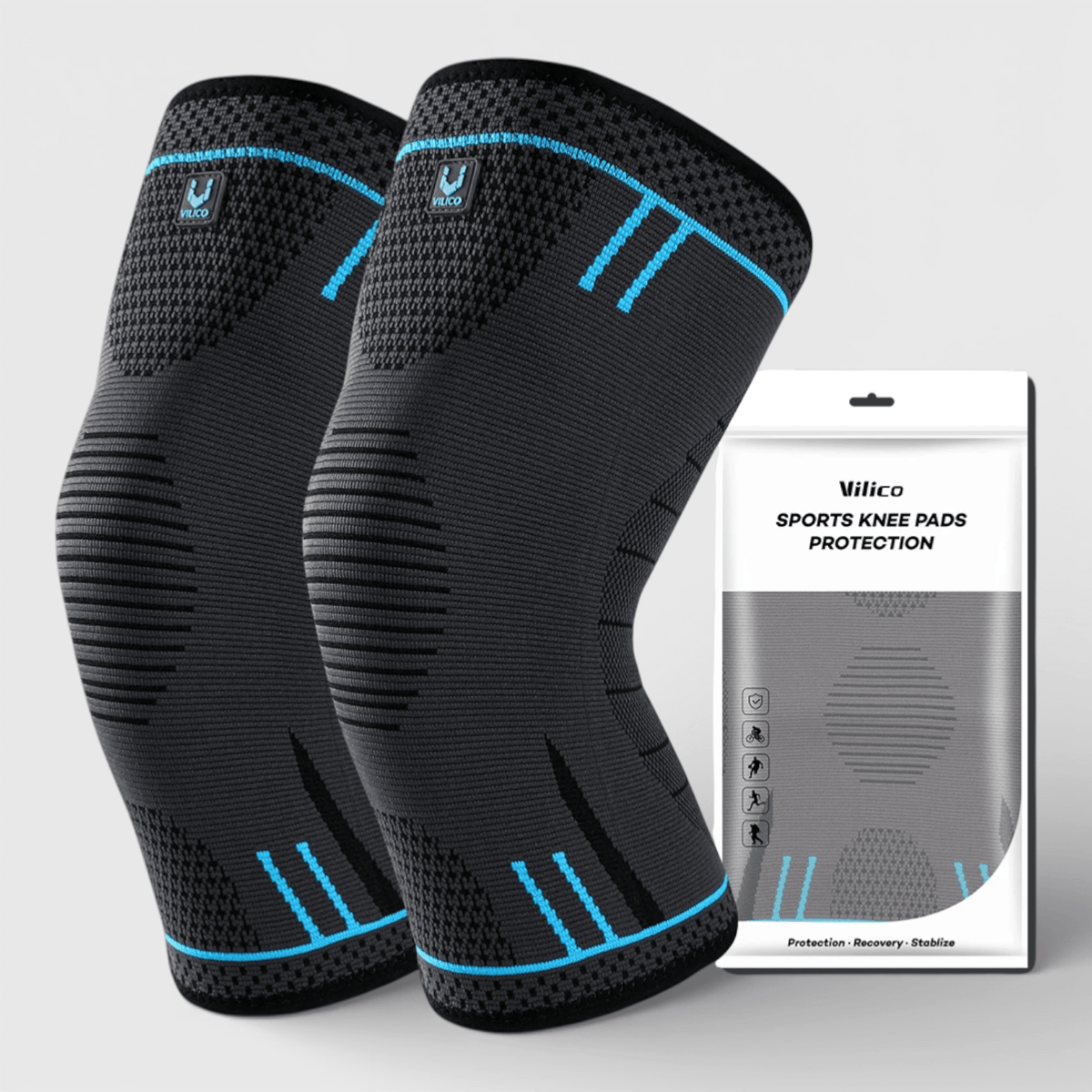 Mon Esprit Nature Genouillères élastiques respirantes