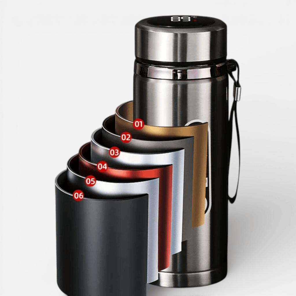 Mon Esprit Nature Gourde isotherme avec affichage LED - NewTrail