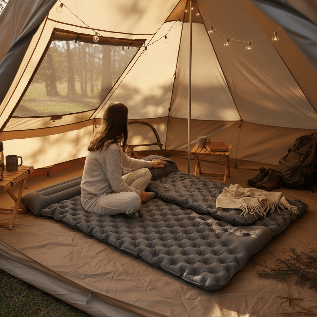 Mon Esprit Nature Grand matelas gonflable - Duosleep