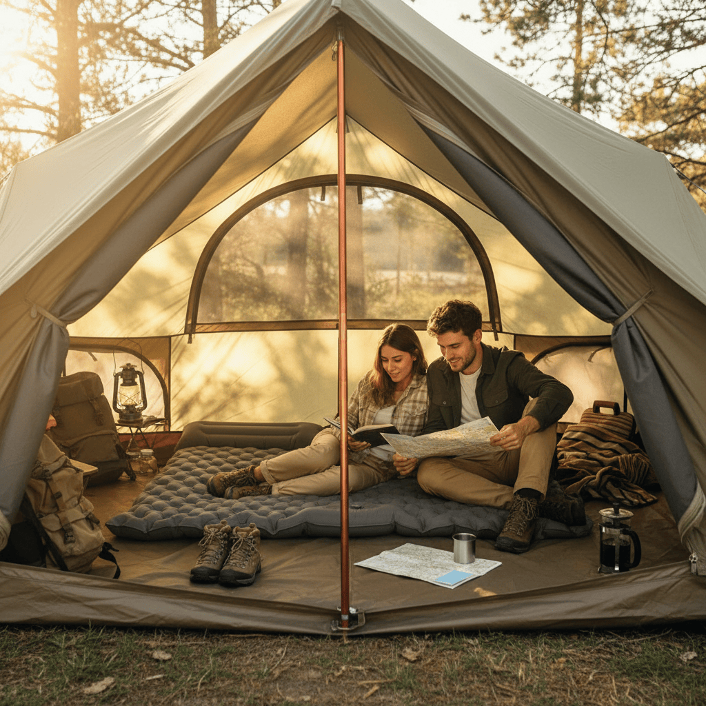 Mon Esprit Nature Grand matelas gonflable - Duosleep