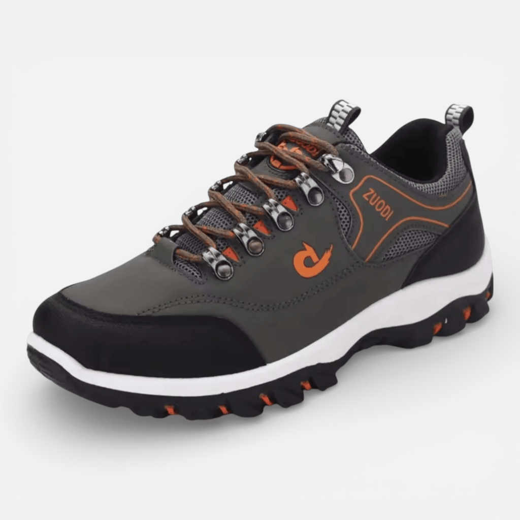 Mon Esprit Nature Gris / 39 Chaussures en cuir de randonnée - Trexion