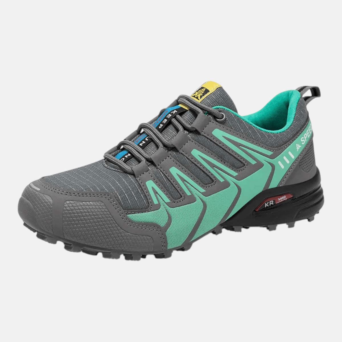 Mon Esprit Nature Gris / 40 Chaussures Randonnée Imperméables et Antidérapantes - FourWalk