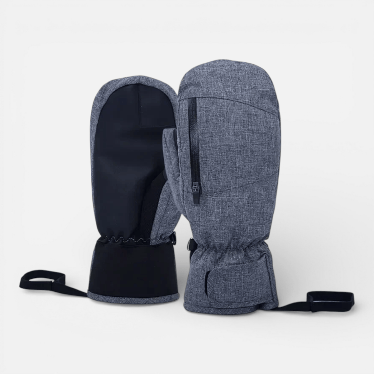 Mon Esprit Nature Gris clair / M Gants de ski d'hiver imperméables épais