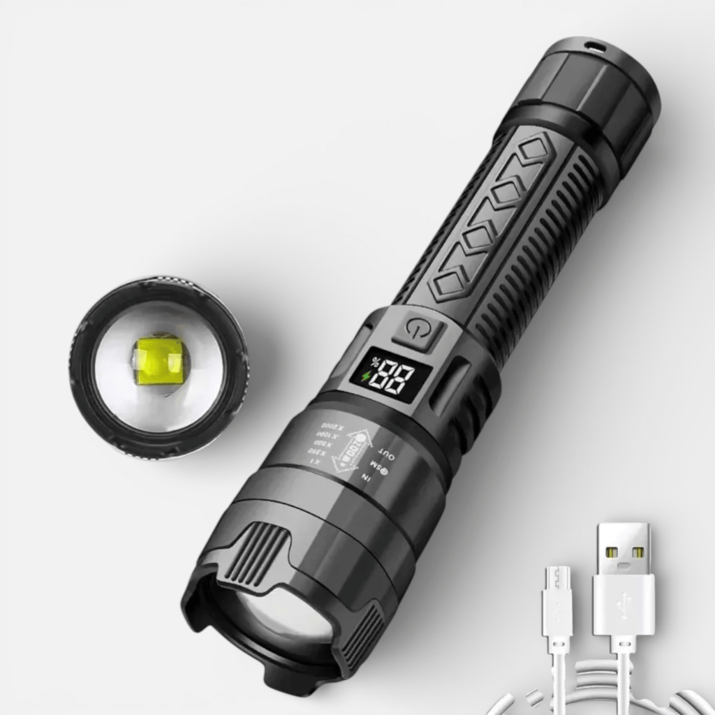 Mon Esprit Nature Gris Lampes de poche LED haute puissance - Blazion