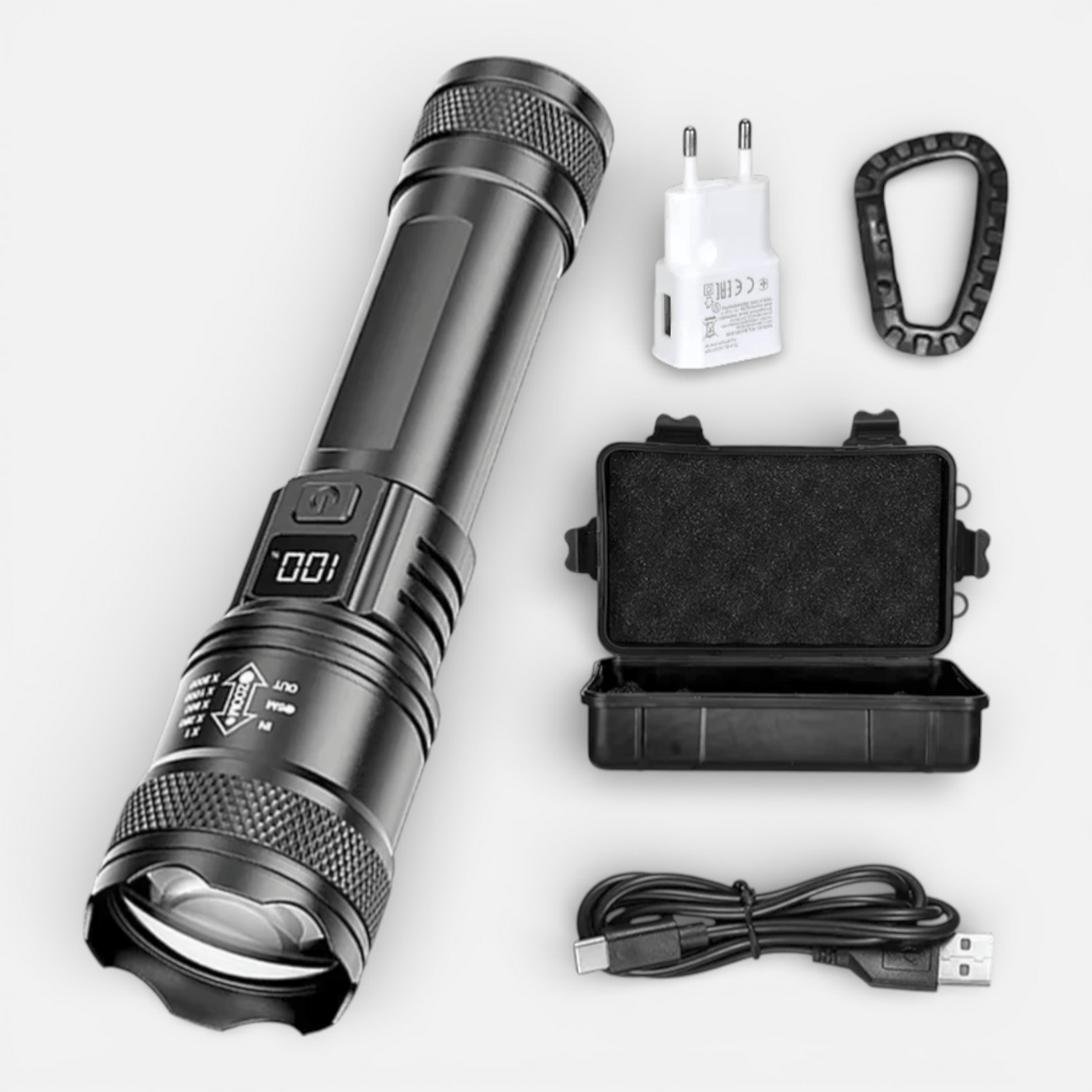 Mon Esprit Nature Gris Lampes de poche LED haute puissance - Blazion