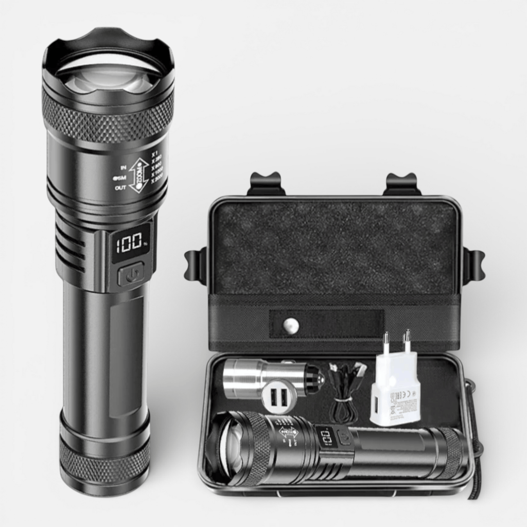 Mon Esprit Nature Gris Lampes de poche LED haute puissance - Blazion