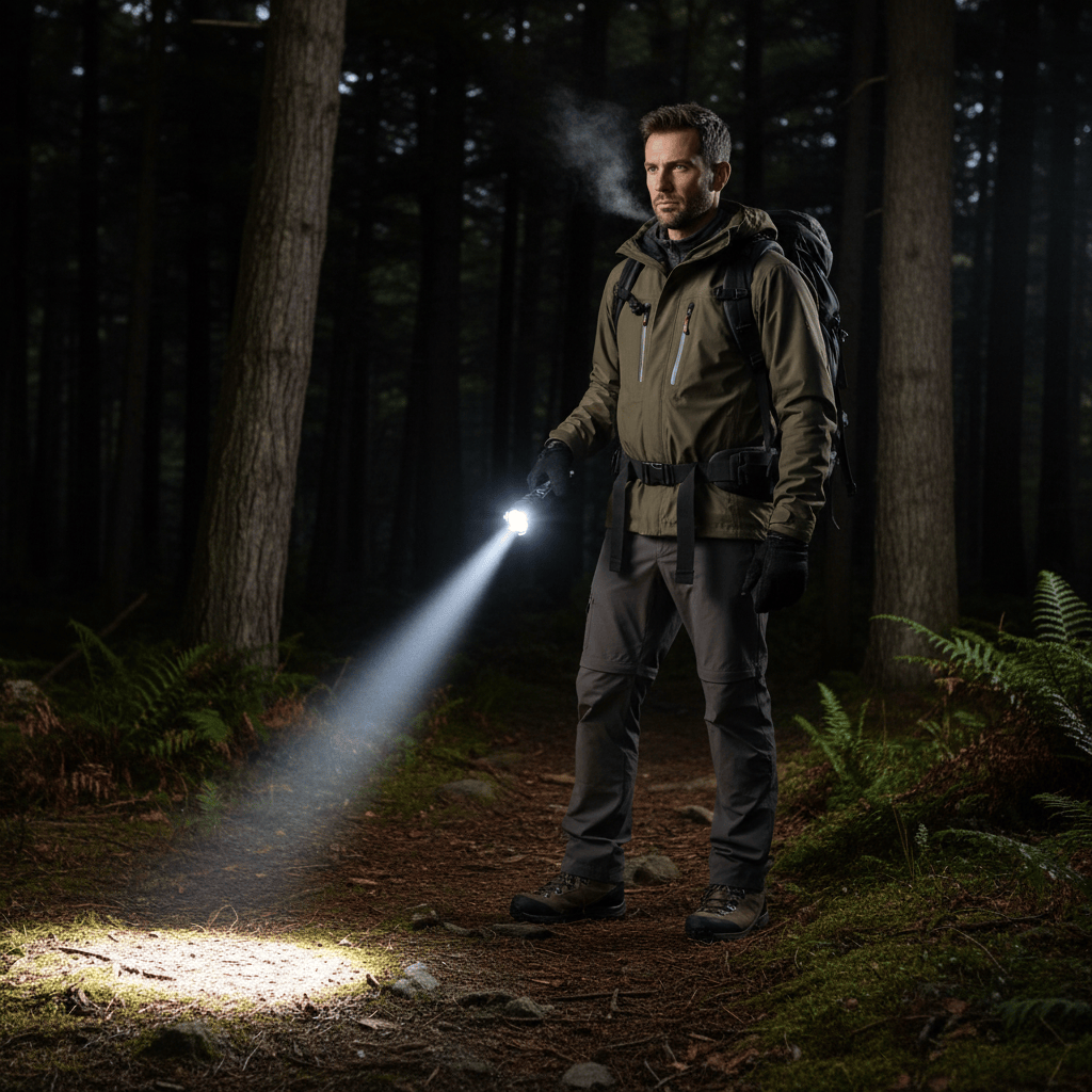 Mon Esprit Nature Gris Lampes de poche LED haute puissance - Blazion