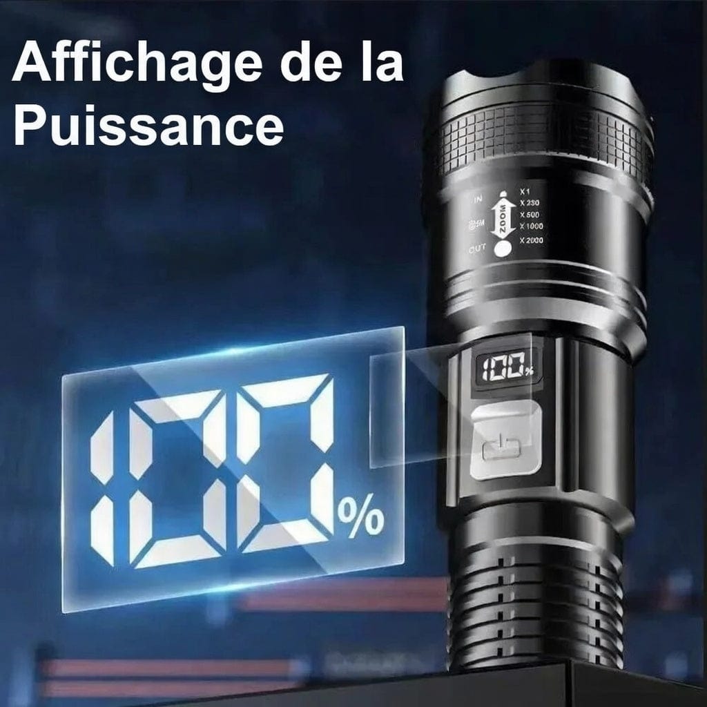 Mon Esprit Nature Gris Lampes de poche LED haute puissance - Blazion