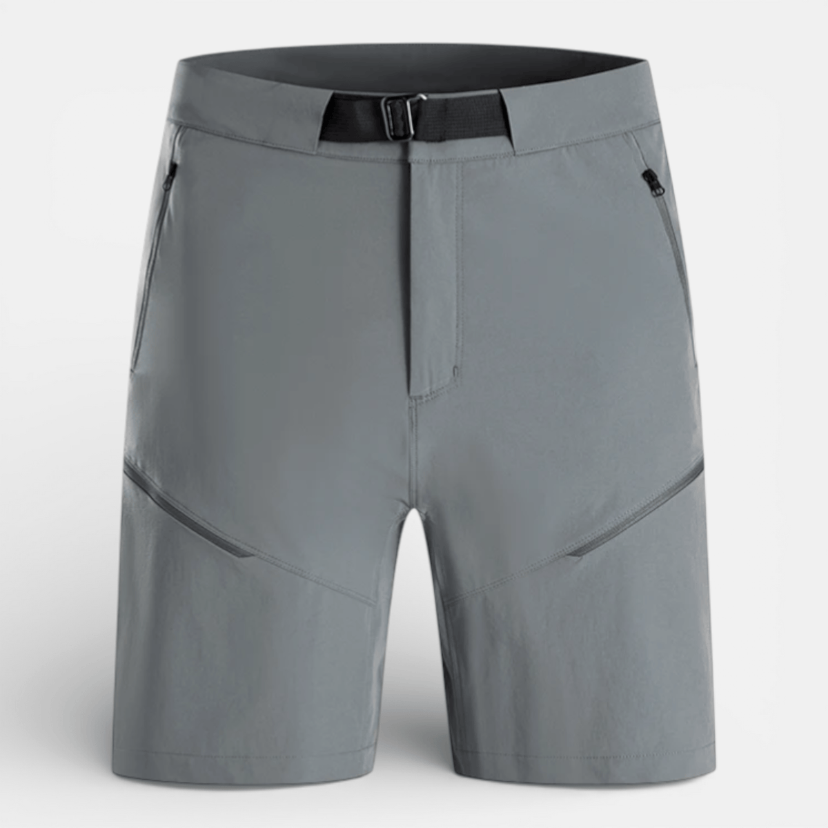 Mon Esprit Nature Gris / M Short de randonnée unisexe