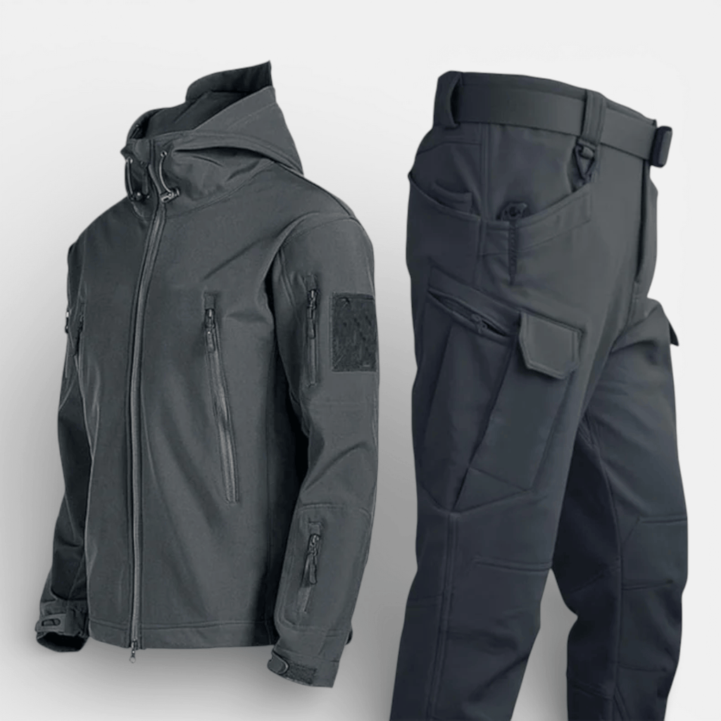 Mon Esprit Nature Gris / S Ensemble de randonnée imperméable - Pro Fit 2