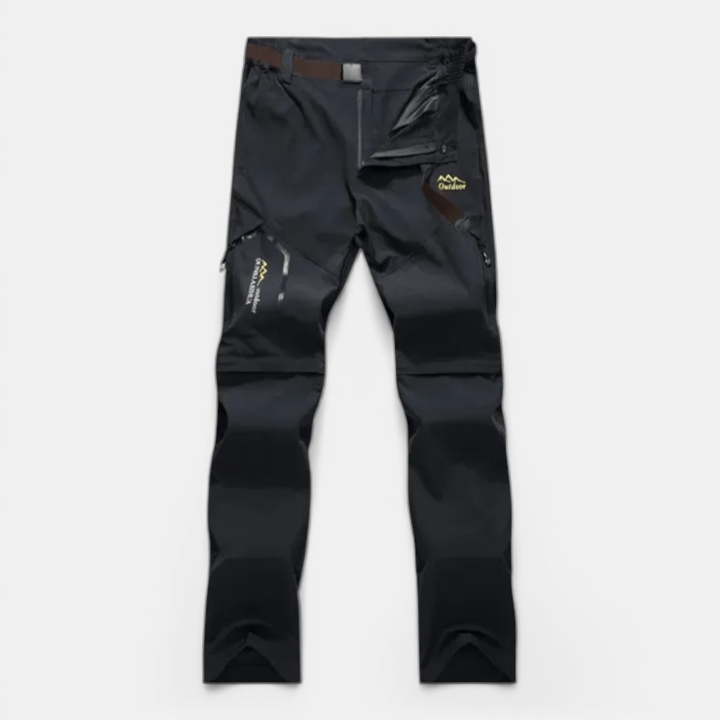 Mon Esprit Nature Gris / XL Pantalon de randonnée convertible