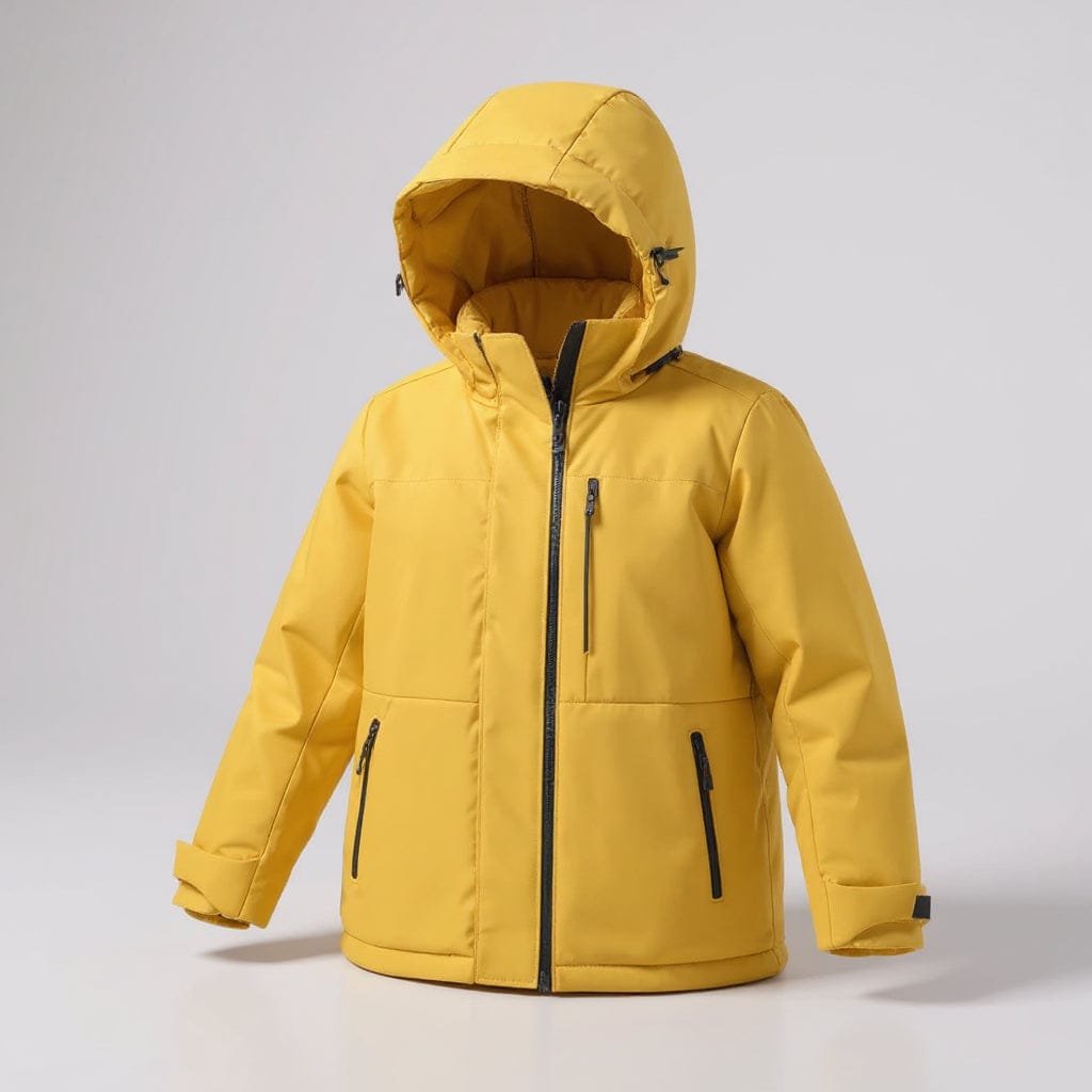 Mon Esprit Nature Jaune / S Veste de randonnée coupe-vent thermique - Poly 2