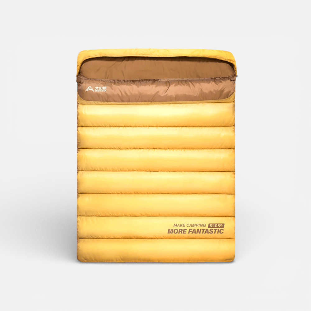 Mon Esprit Nature Jaune Sac de couchage 2 places - CozzyBag