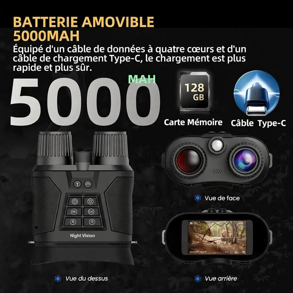 Mon Esprit Nature jumelles de Vision nocturne 4K