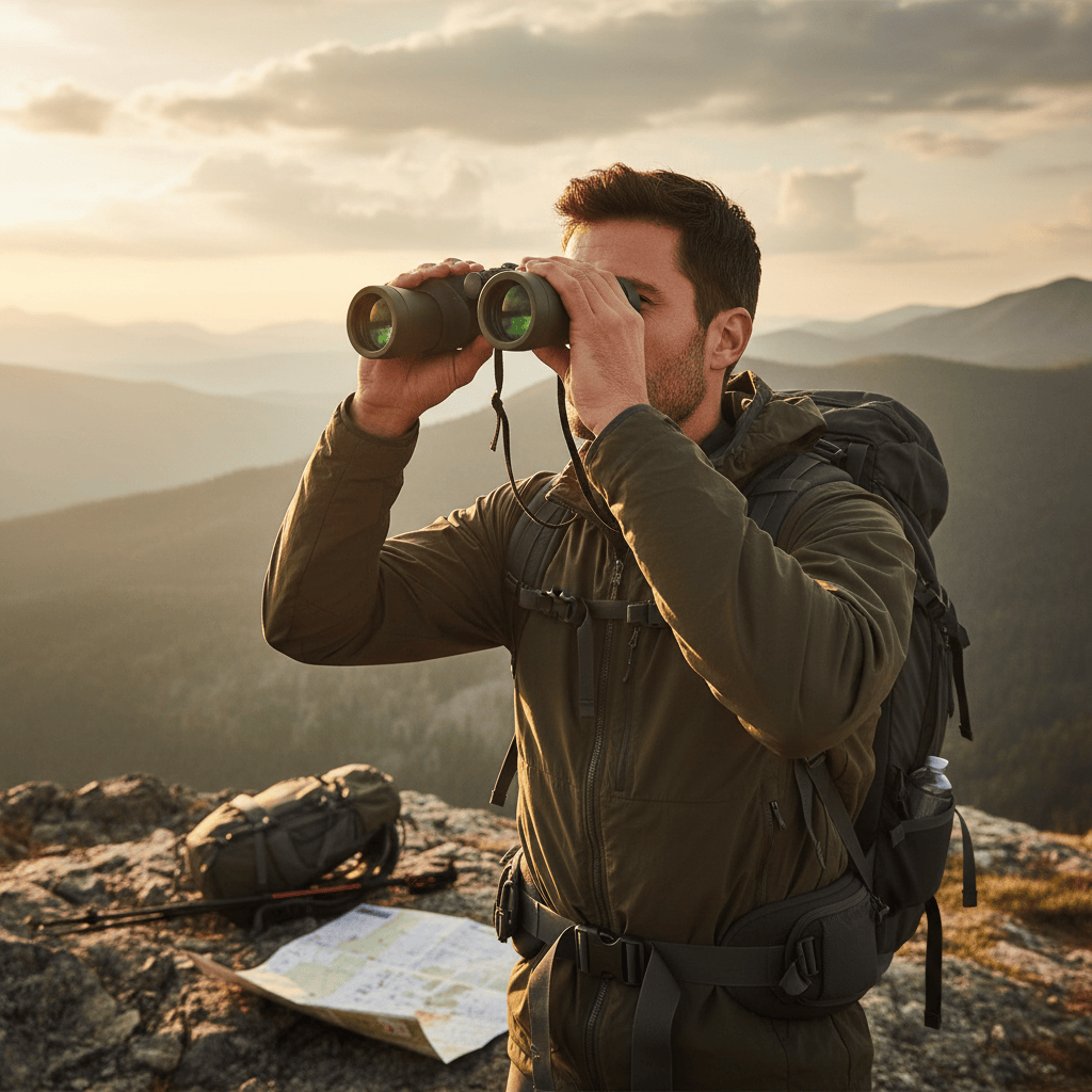 Mon Esprit Nature Jumelles militaires tactiques pour la randonnée