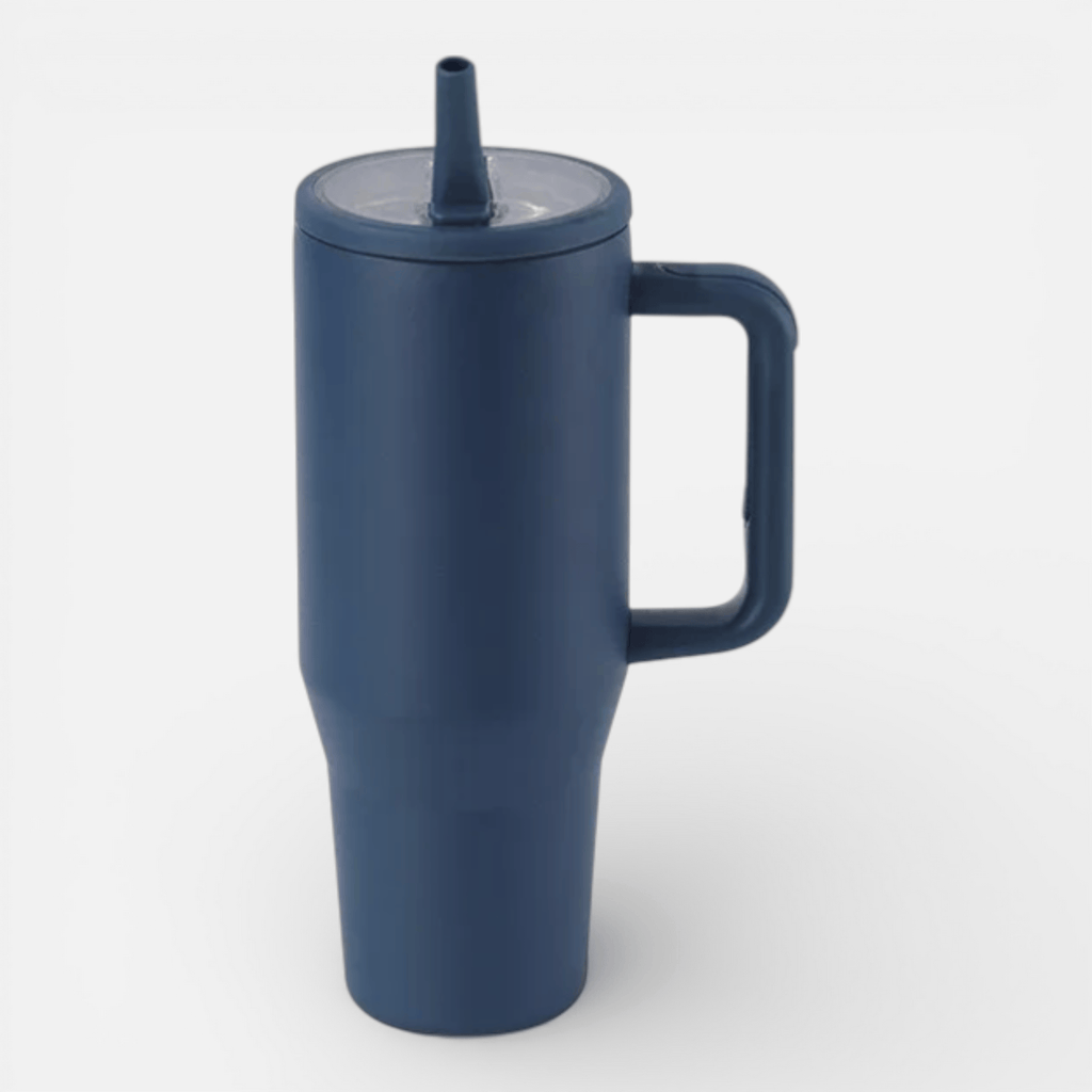Mon Esprit Nature Marine / 1200ml Tasse thermos avec paille intégrée - Ozz