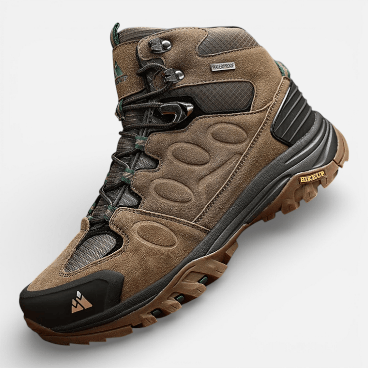 Mon Esprit Nature Marron / 41 Bottes de randonnée en daim pour hommes - Terravive Image