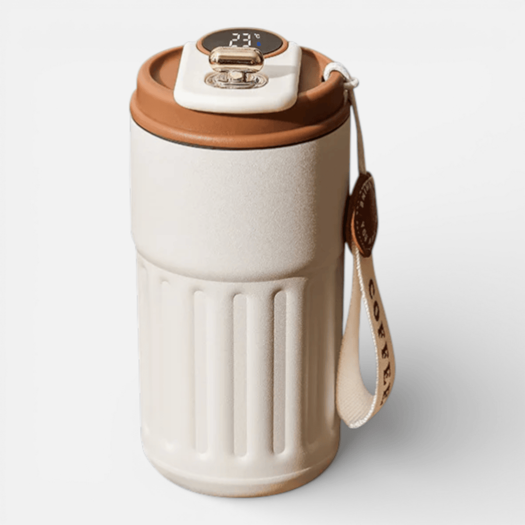 Mon Esprit Nature Marron / 450ml Bouteille Thermos avec affichage intelligent - DrySmart