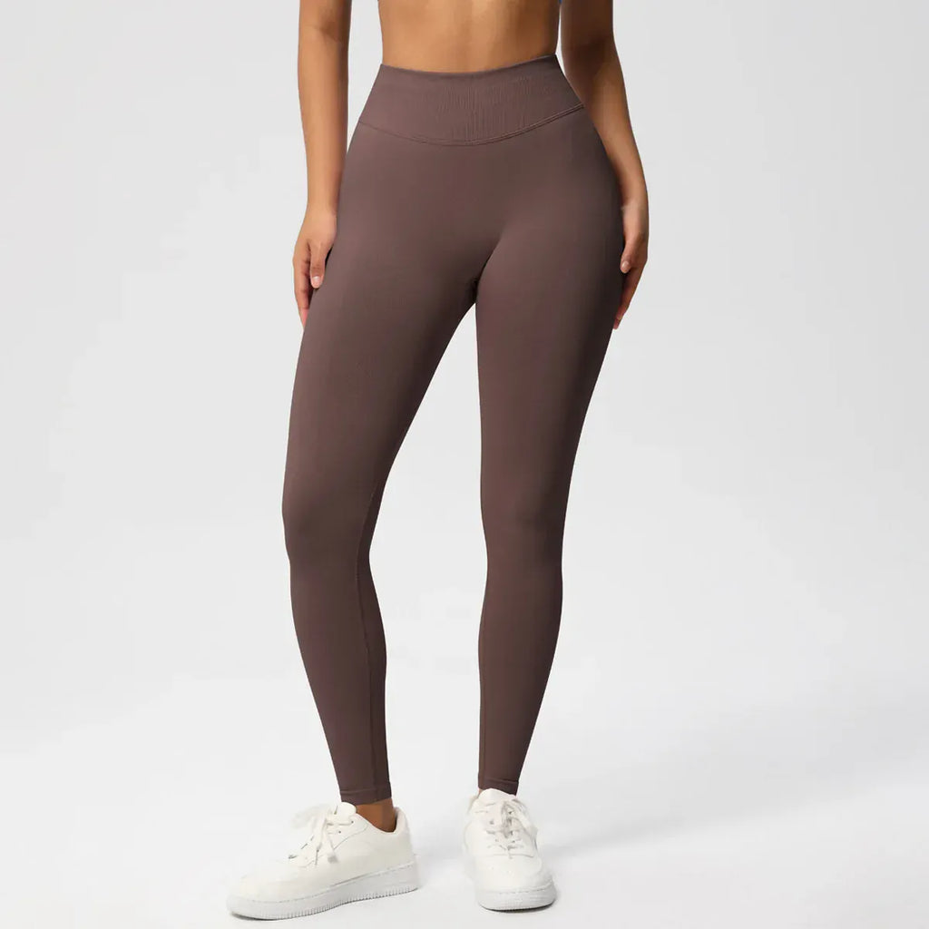 Mon Esprit Nature Marron / S Collant de sport respirant pour femme