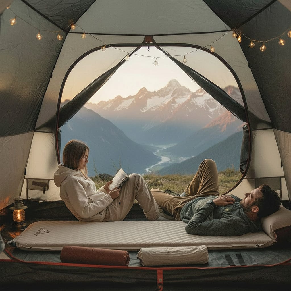 Mon Esprit Nature Matelas auto-gonflant de Camping - Influx