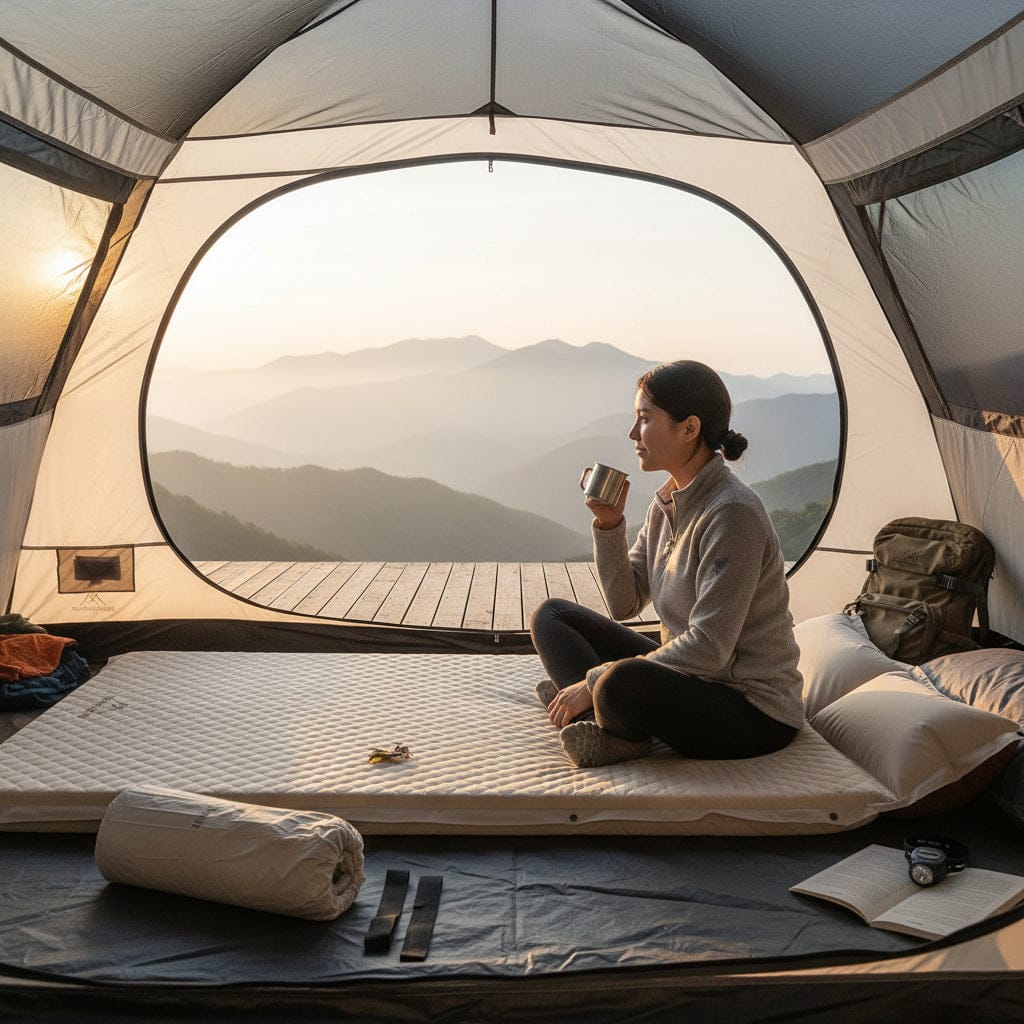 Mon Esprit Nature Matelas auto-gonflant de Camping - Influx