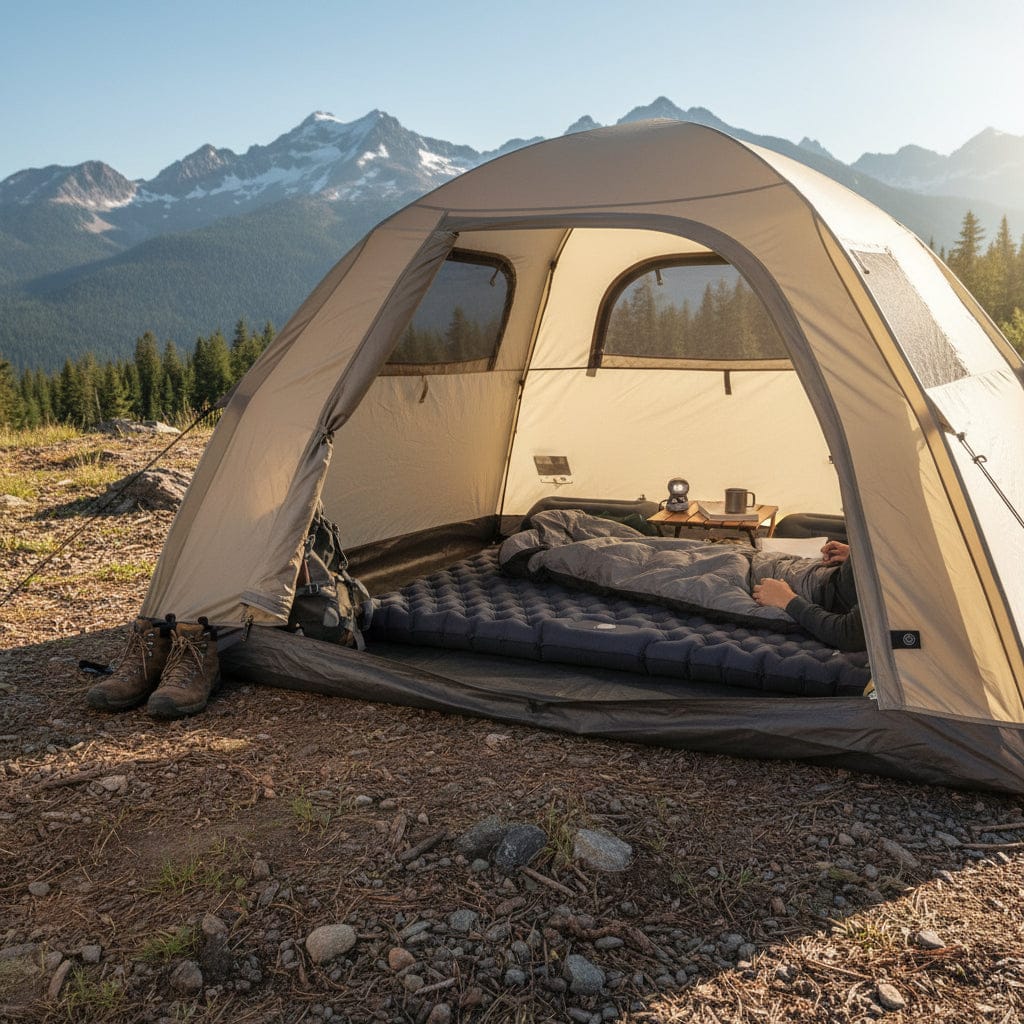 Mon Esprit Nature Matelas de camping double gonflable - Pacssup