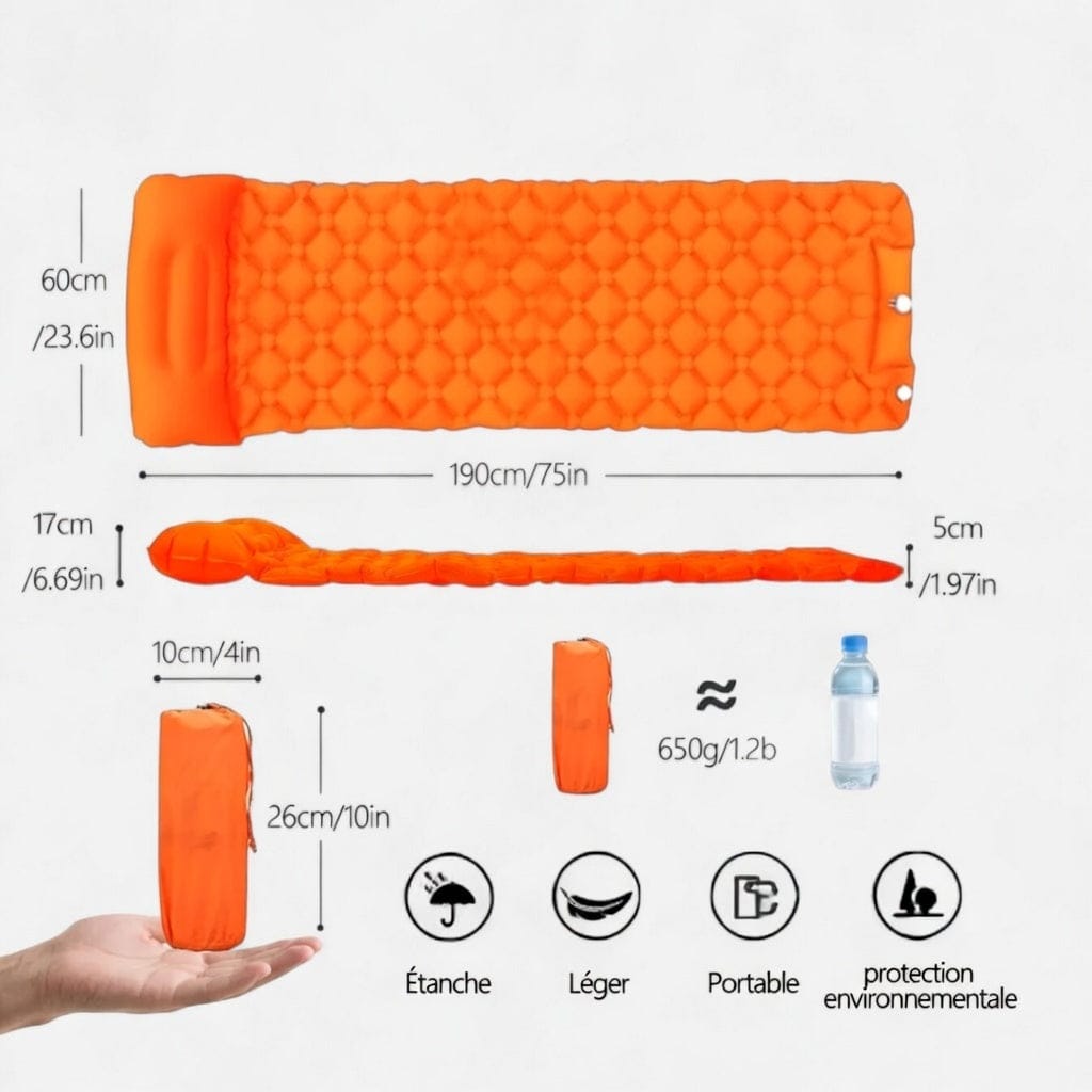 Mon Esprit Nature Matelas de camping léger - NeoAir