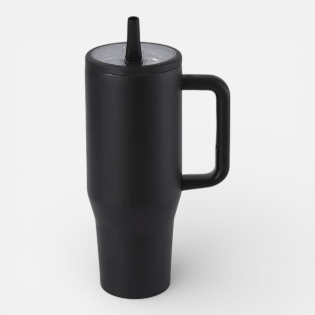 Mon Esprit Nature Noir / 1200ml Tasse thermos avec paille intégrée - Ozz