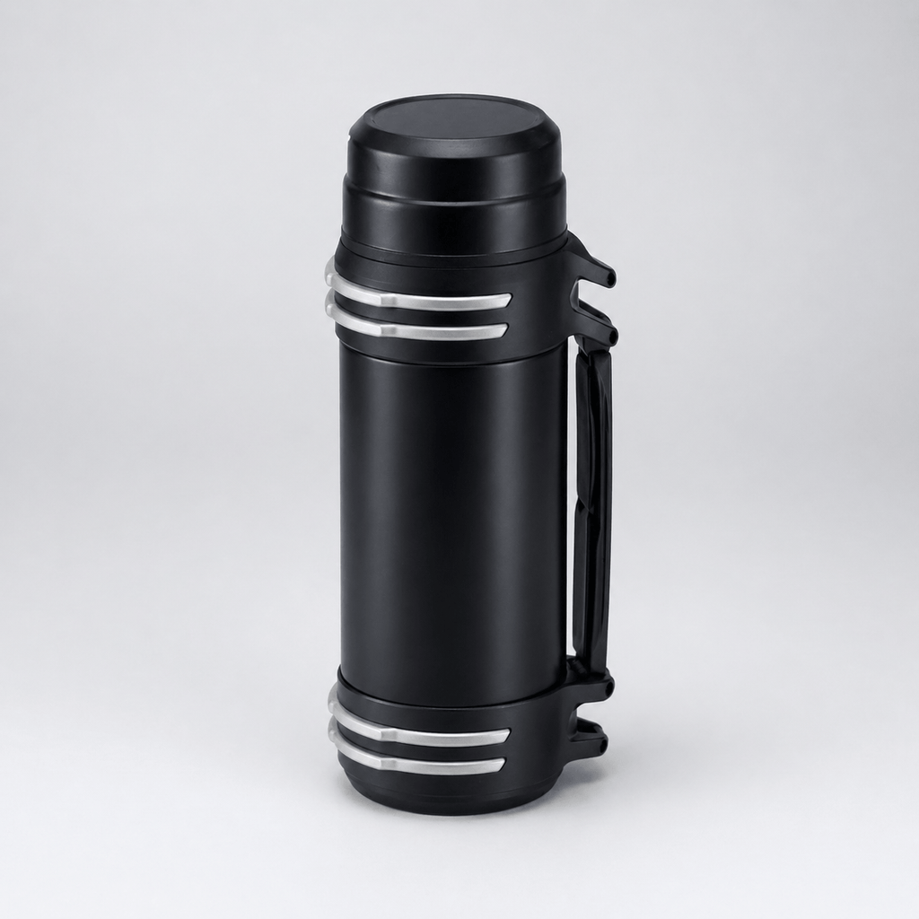 Mon Esprit Nature Noir / 1L Bouteille isotherme portable grande capacité - Lamio 2