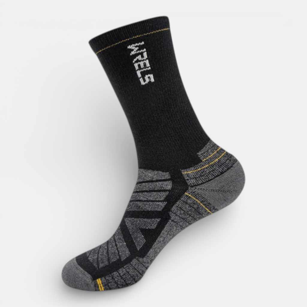 Mon Esprit Nature noir 2 / 1 paire / M Chaussettes en laine de course