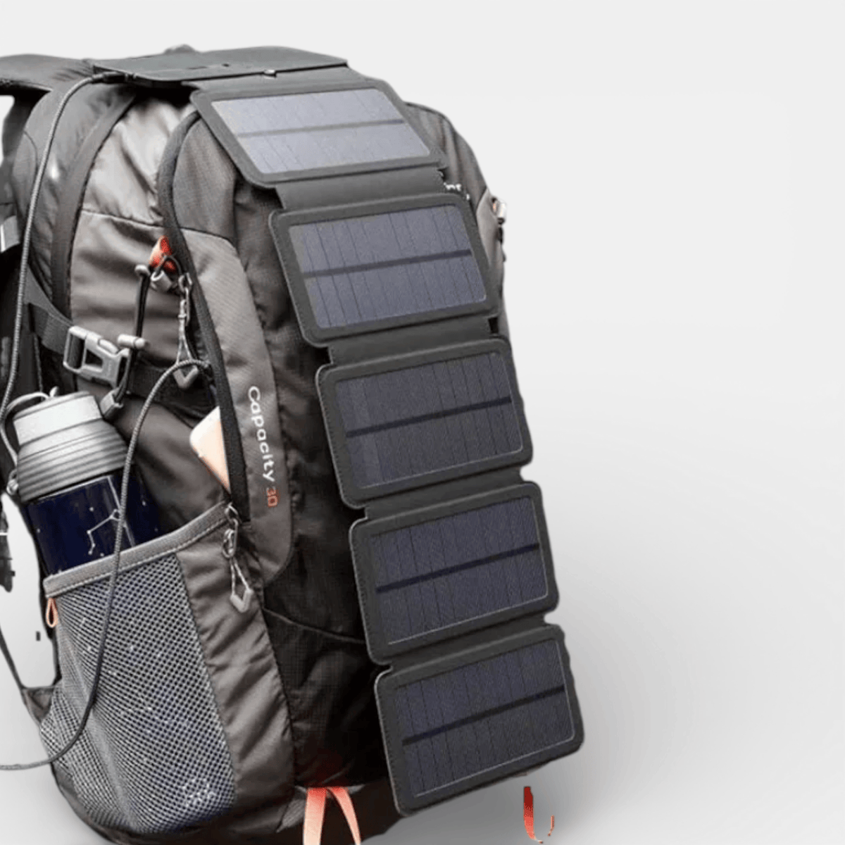 Mon Esprit Nature noir 2 Chargeur solaire pliable 16W