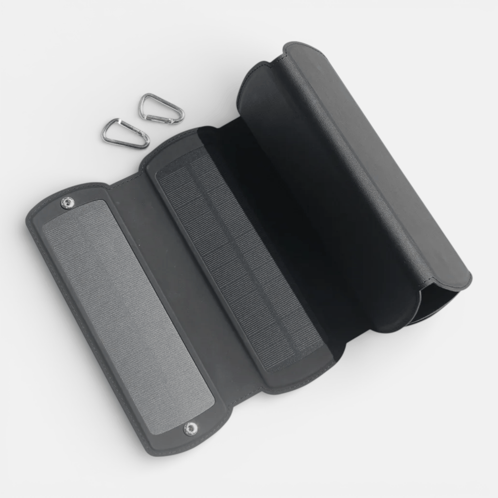 Mon Esprit Nature noir 2 Chargeur solaire pliable 16W