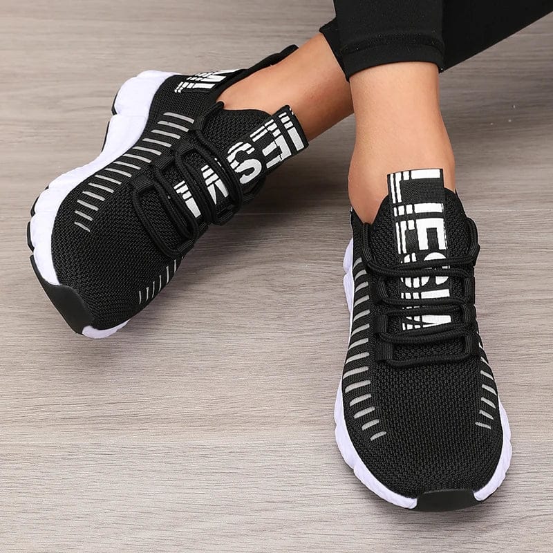 Mon Esprit Nature Noir / 36 Chaussures Randonnée Femme Légère et Respirante - FloxRun